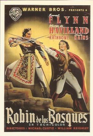 POSTAL A0879: Robin de los Bosques