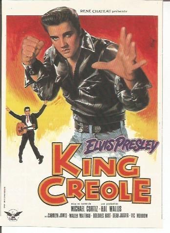 POSTAL A0792: King Creole con Elvis Presley
