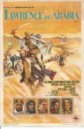 POSTAL A0787: Lawrence de Arabia. Publicidad cine Las Vegas de Figueres