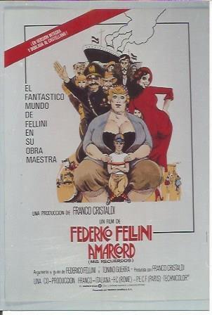POSTAL A0849: Amarcord, de Federico Fellini