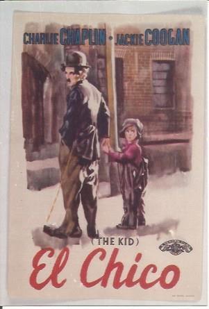 POSTAL A0832: El chico de Charles Chaplin