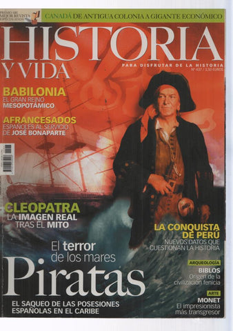 Historia y Vida numero 437: Piratas 