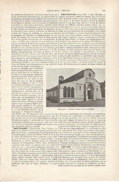 LAMINA ESPASA 34258: Iglesia de Santa Maria en Squinzano, Italia