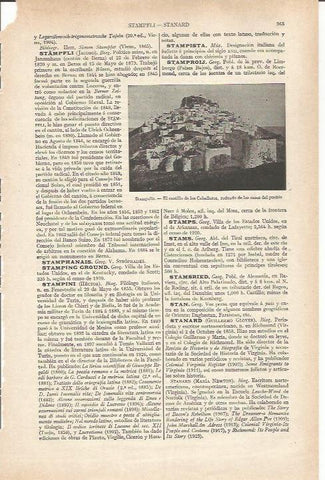 LAMINA ESPASA 34267: Castillo de los Caballeros en Stampalia, Grecia