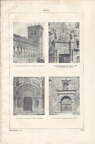 LAMINA ESPASA 34201: Palacio de los Condes de Gomara en Soria