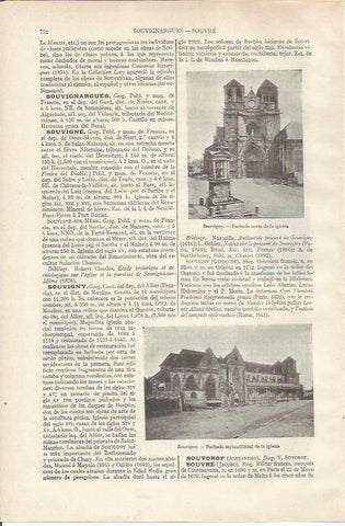 LAMINA ESPASA 34229: Iglesia de Souvigny, Francia