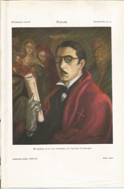 LAMINA ESPASA 34383: El caballero de la capa encarnada, por Yagocesar de Salvador
