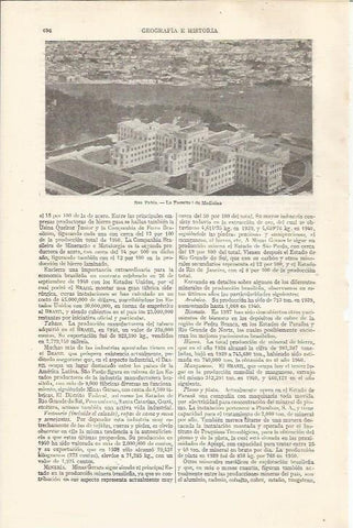 LAMINA ESPASA 34411: Facultad de Medicina de Sao Paolo, Brasil