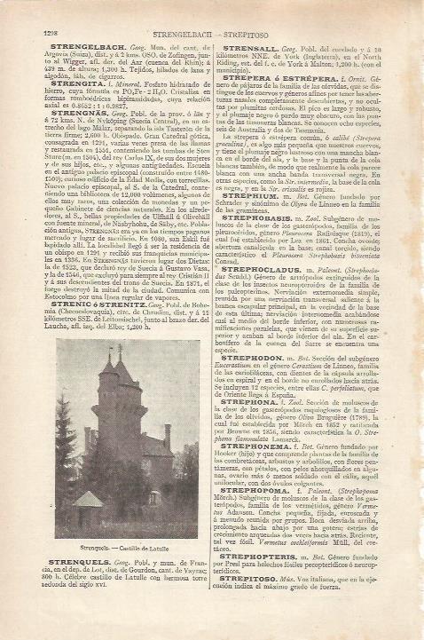 LAMINA ESPASA 34306: Castillo de Latuille en Strenquels, Francia