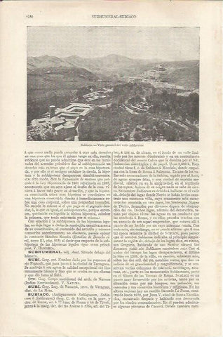 LAMINA ESPASA 34326: Valle de Subiaco, Italia