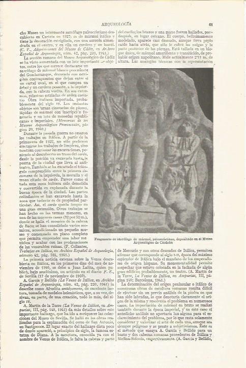 LAMINA ESPASA 34356: Fragmento del sarcofago paleocristiano en el Museu Arqueologico de Cordoba
