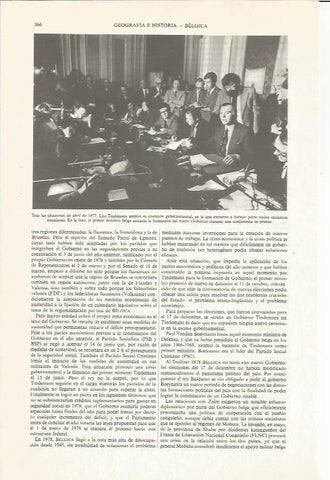 LAMINA ESPASA 34017: Leo Tindemans, primer ministro de Belgica