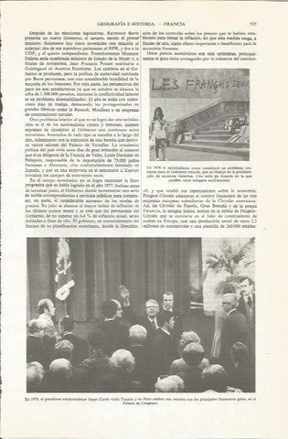 LAMINA ESPASA 34049: James Carter en su visita a Francia