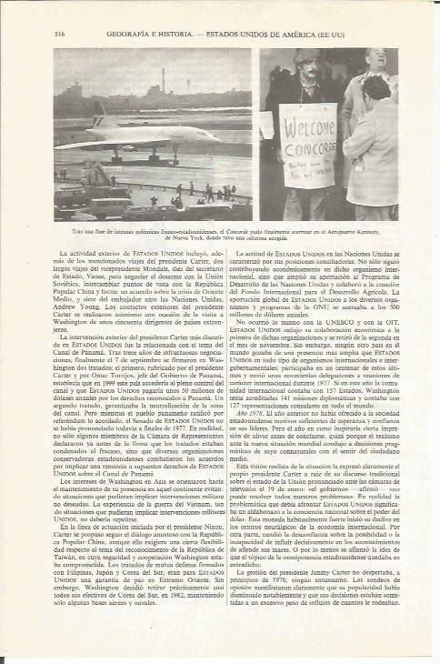 LAMINA ESPASA 34044: El Concorde en el Aeropuerto Kennedy