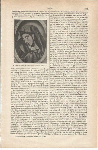 LAMINA ESPASA 33949: La Virgen del Dedo, por Dolci