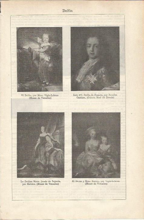 LAMINA ESPASA 33960: Luis XV de Francia y Maria Josefa de Saboya