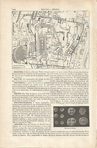 LAMINA ESPASA 33961: Plano de Delfos