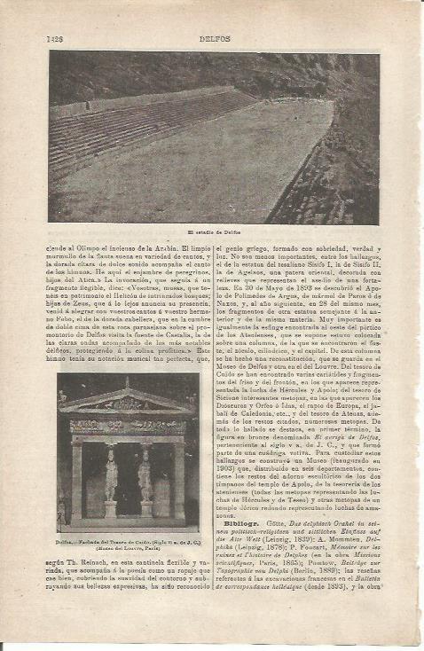 LAMINA ESPASA 33963: El estadio de Delfos