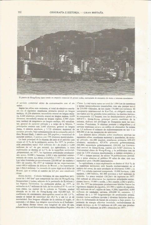 LAMINA ESPASA 34052: Puerto de Hong Kong