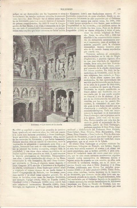 LAMINA ESPASA 34129: Santos de la Abadia de Solesmes