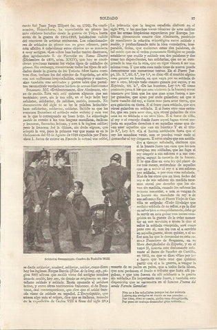 LAMINA ESPASA 34119: Soldados descansando, por Rodolfo Mulli