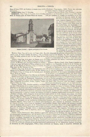 LAMINA ESPASA 34169: Iglesia de Somoza, Coruña