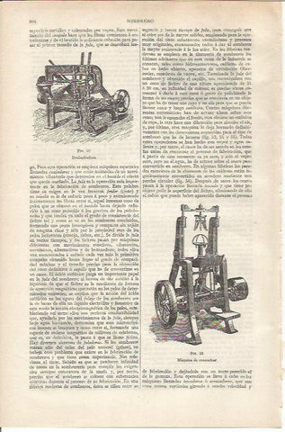 LAMINA ESPASA 34157: Maquina de ensanchar para sombreros