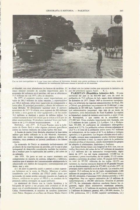 LAMINA ESPASA 34076: Calle de Karachi