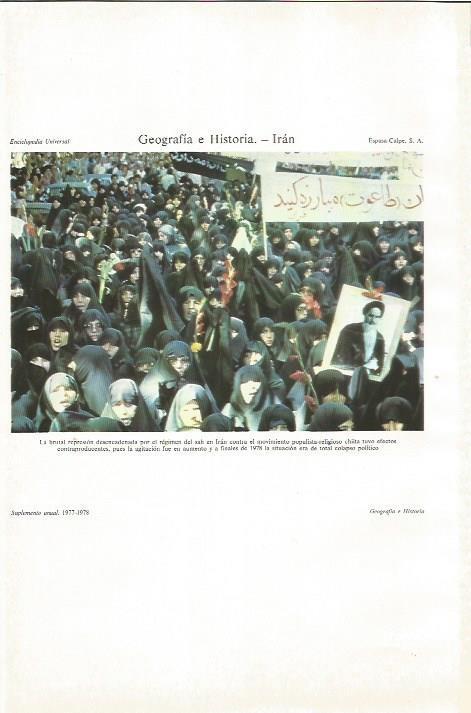 LAMINA ESPASA 34058: Manifestacion en Iran