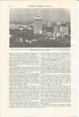 LAMINA ESPASA 34081: Vista de Singapur