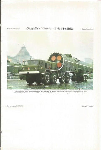 LAMINA ESPASA 34088: Fuerza militar de la Union Sovietica