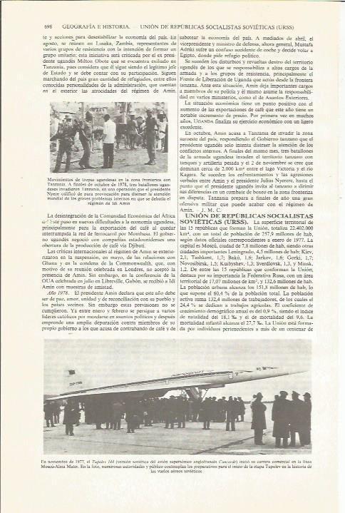 LAMINA ESPASA 34086: El Tupolev 144