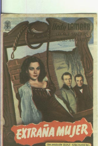 Programas de Cine: Extraña mujer
