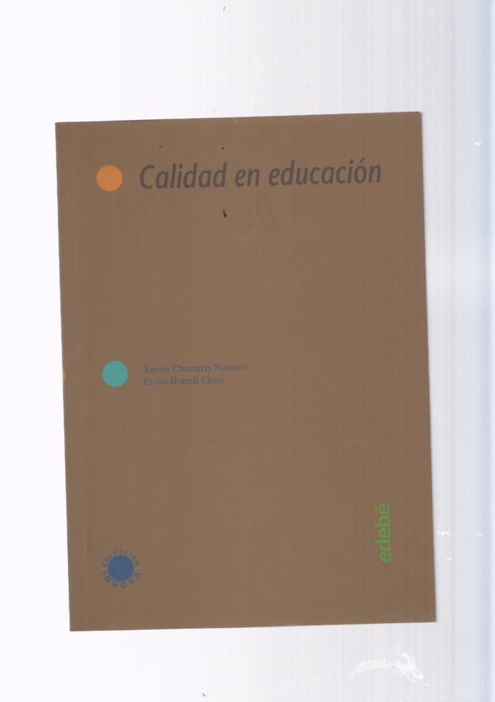 Calidad en educacion