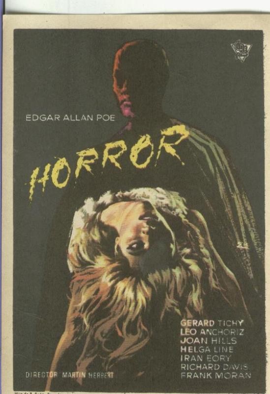 Programas de Cine: Horror