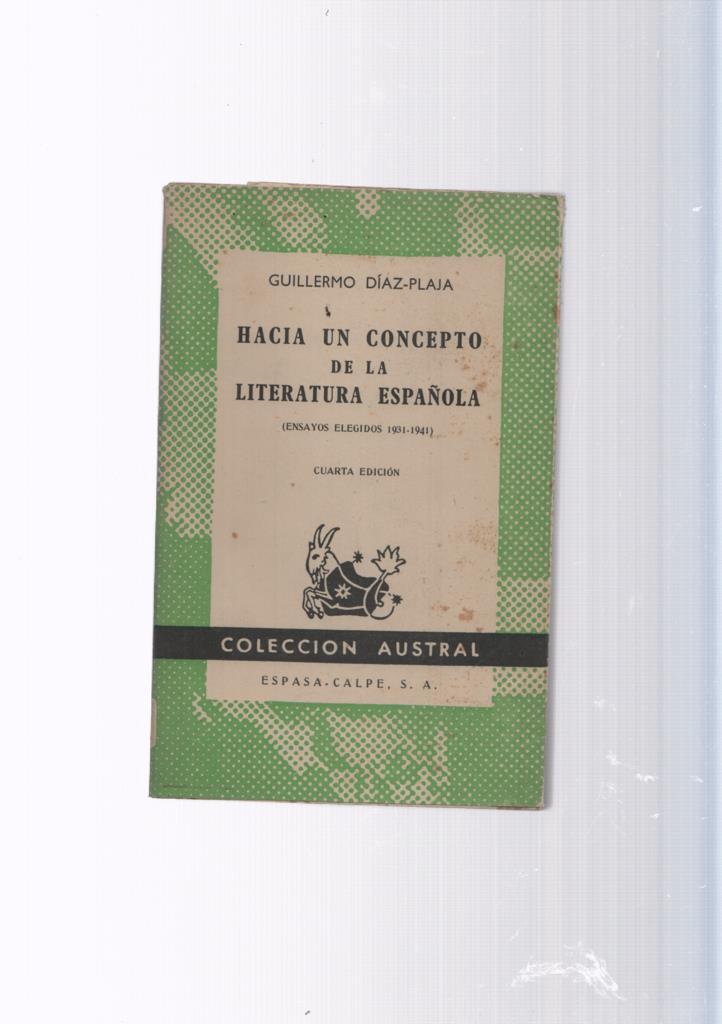 Hacia un concepto de la Literatura Española