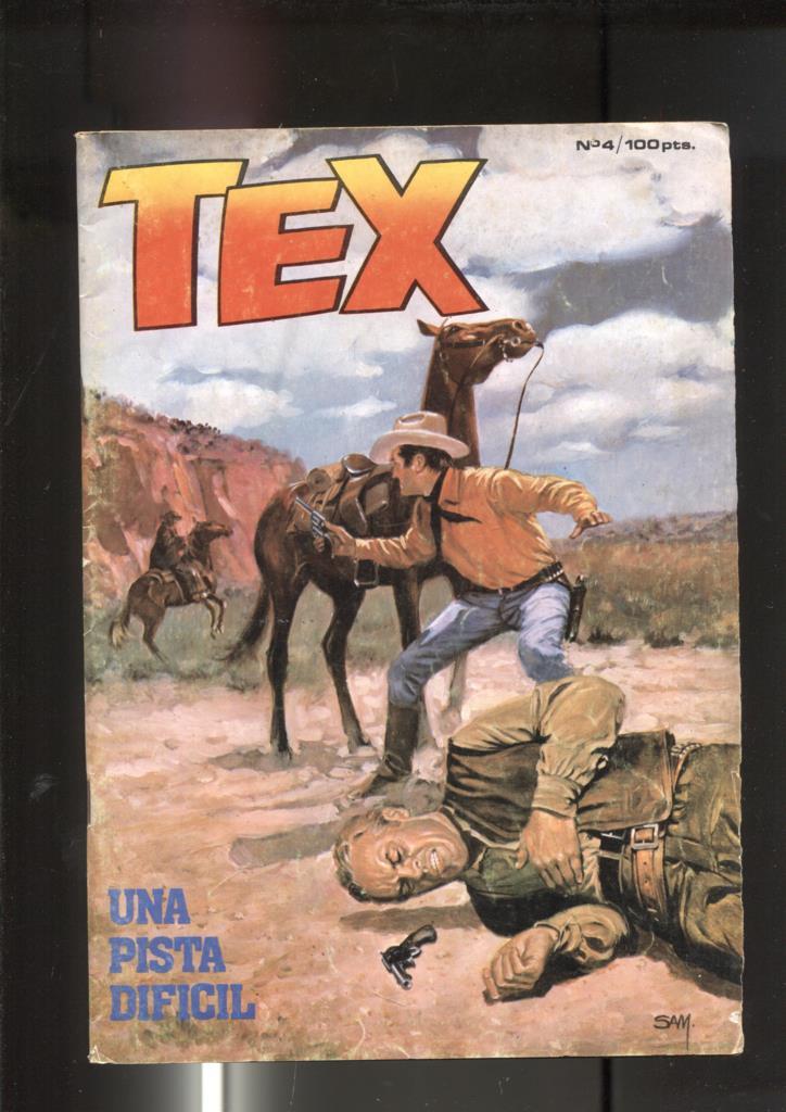 Tex primera serie numero 04: Una pista dificil (numerada 5 en interior)