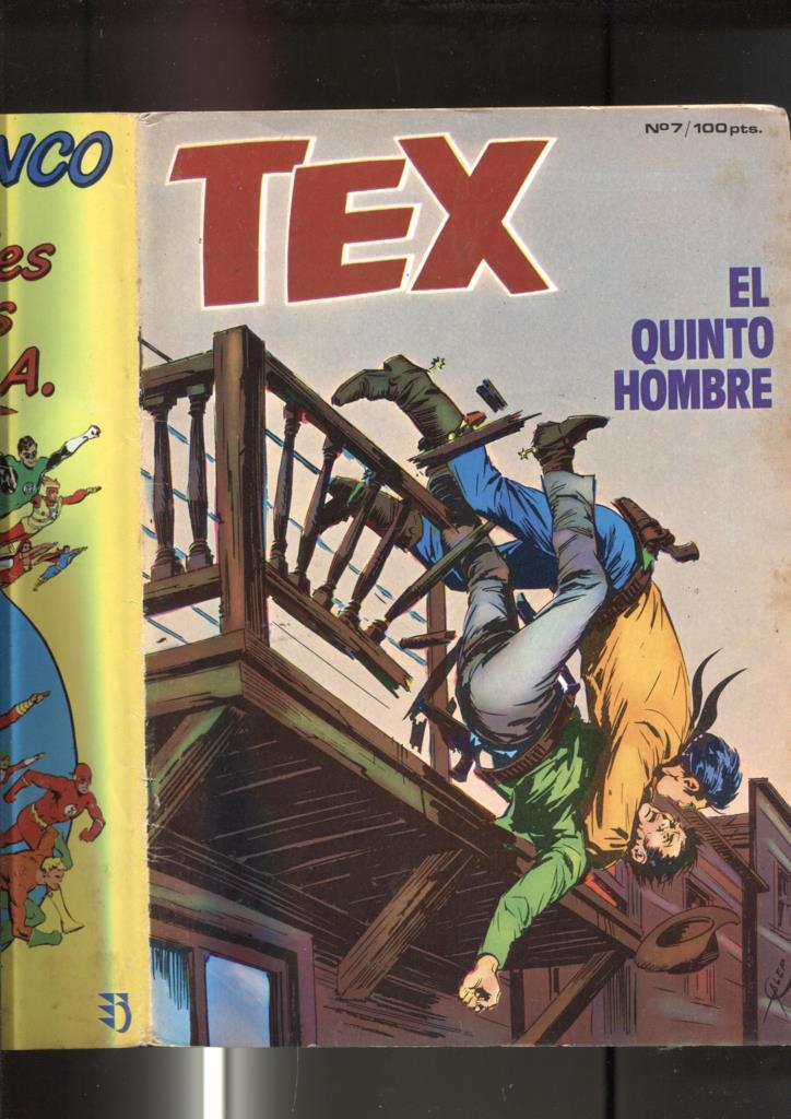 Tex primera serie numero 07: El quinto hombre (numerado 1 en interior)