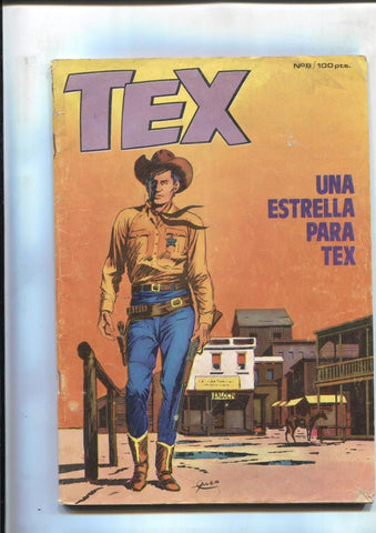 Tex primera serie numero 08: Una estrella para Tex (numerado 1 en interior)