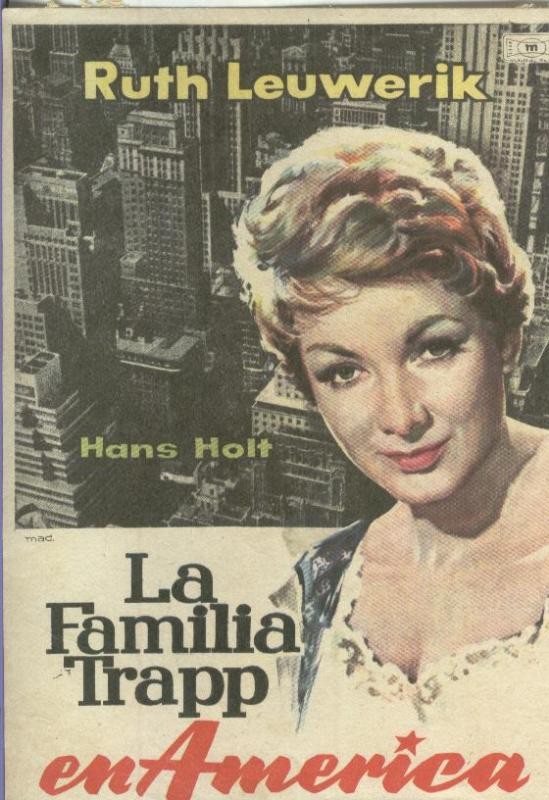 Programas de cine: La familia Trapp en America