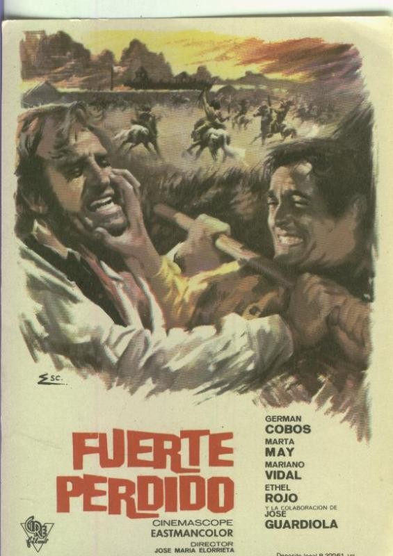 Programas de cine: Fuerte perdido