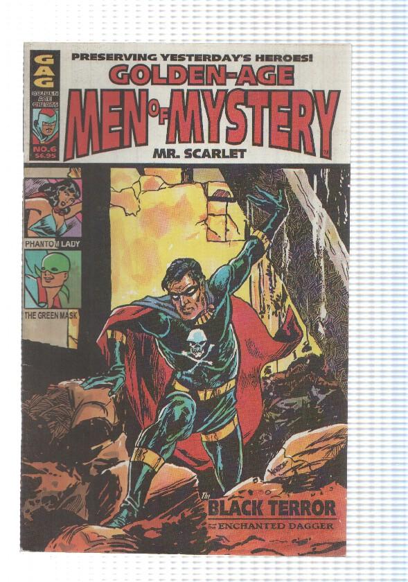Golden-Age Men of Mystery numero 06: The Black Terror and the Enchanted dagger