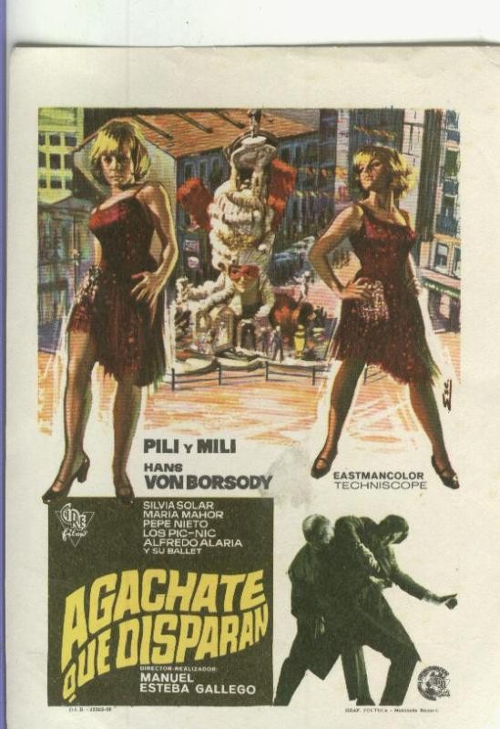 Programas de cine: Agachate que disparan