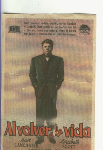 Programas de cine: Al volver a la vida