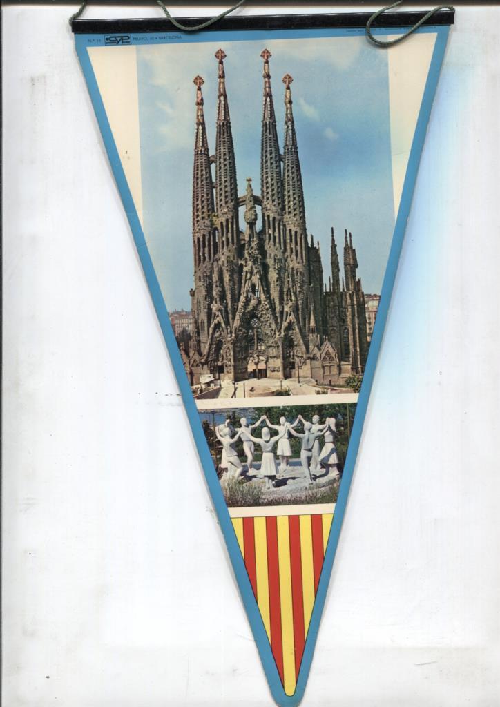 BANDERIN: Sagrada Familia y Montjuich en Barcelona