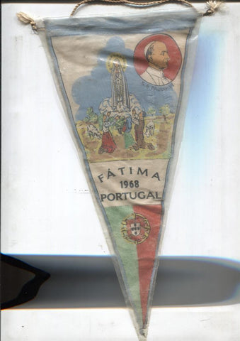 BANDERIN: Fatima 1968 Portugal