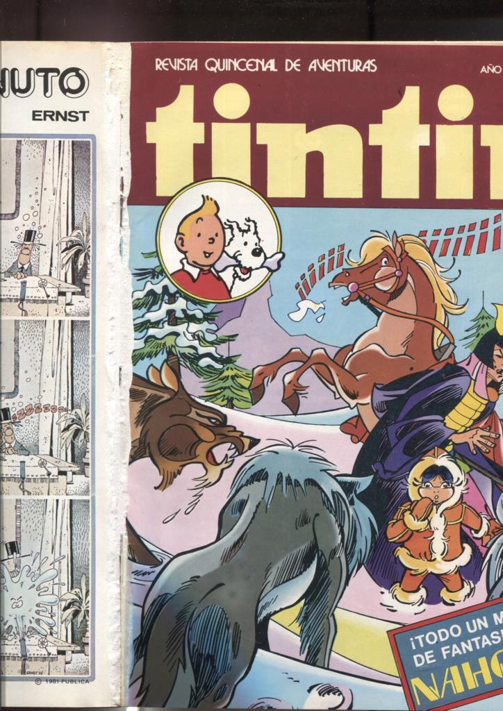 Tintin de Bruguera numero 08: procede de retapado editorial