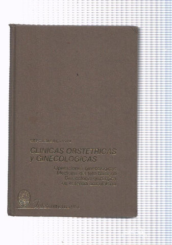 Clinicas obstetricas y ginecologias septiembre 1974. Operaciones ginecologicas 