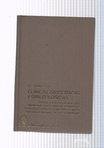 Clinicas obstetricas y ginecologias diciembre 1974 Valoracion de la paciente