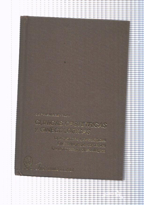 Clinicas obstetricas y ginecologias septiembre 1973. Operaciones ginecologicas